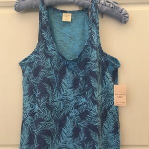 Southern Spirit Blue Beach-Style Tank Top, NWT